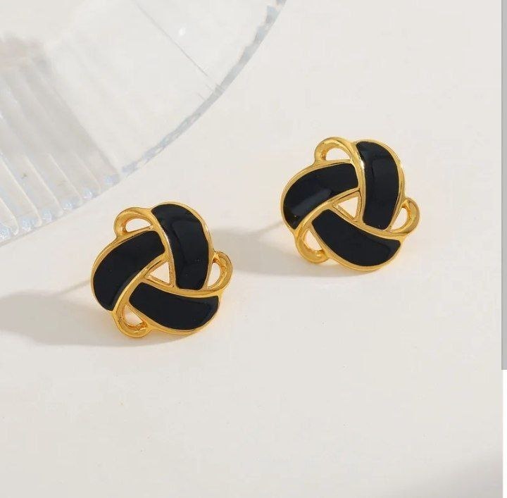 Aretes Entrelazados Colores