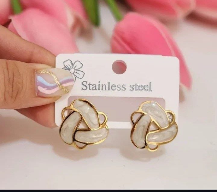 Aretes Entrelazados Colores