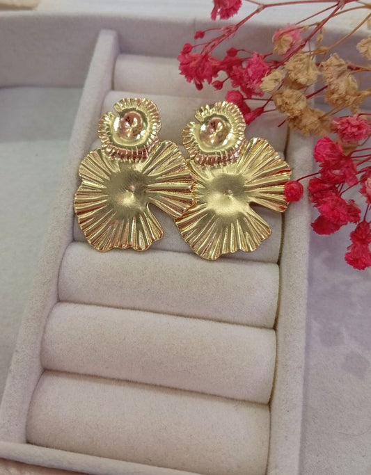 Aretes abanico pequeño