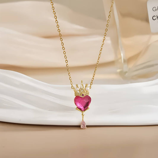 Cadena corona princesa