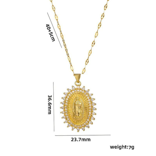 Cadena virgen de Guadalupe