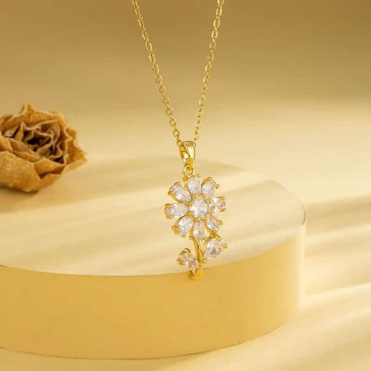 Cadena flor brillante
